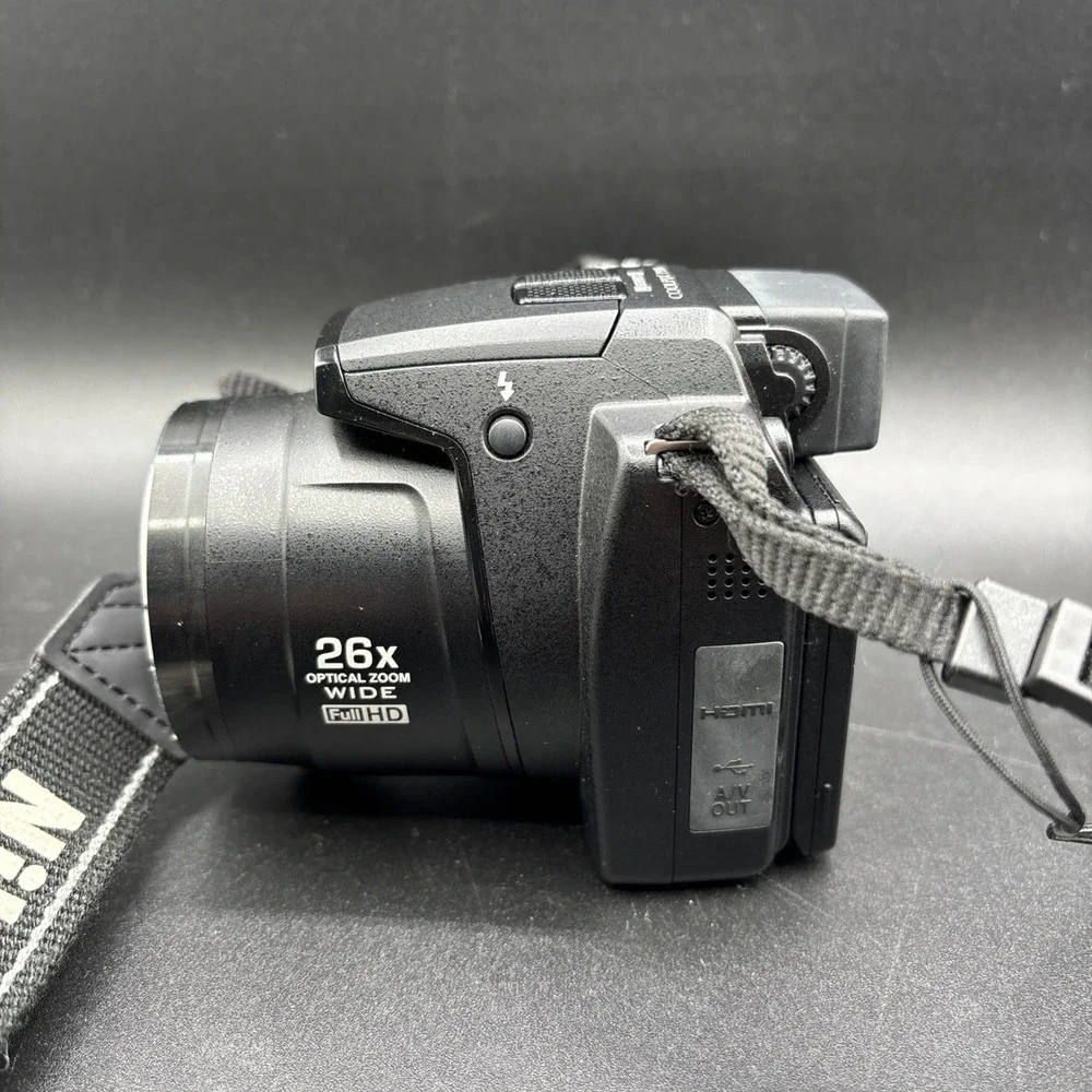 Nikon COOLPIX P100 10.3MP Digital Camera 26x Zoom Tested Battery